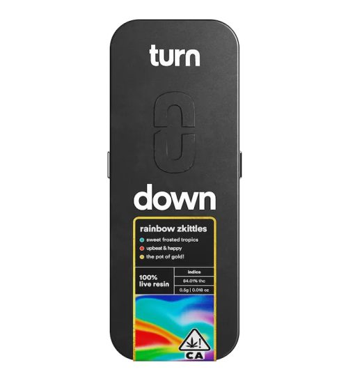 Turn Carts Disposable - Rainbow Zkittles