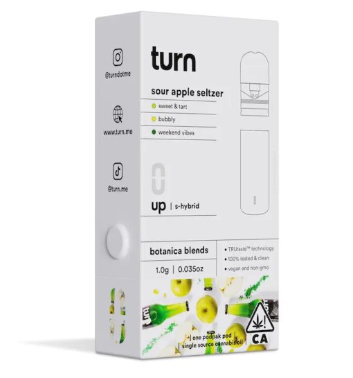 Turn Pods - Sour Apple Seltzer 1G Pod