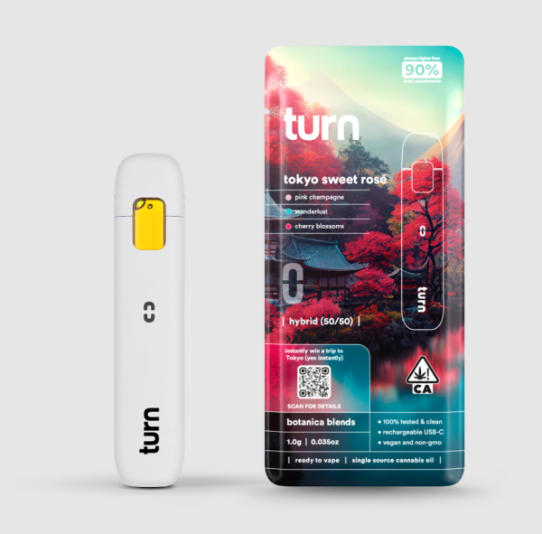 Turn Carts Disposable - Tokyo Sweet Rose